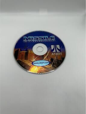 Missile Command for PC CD-ROM Game Atari Hasbro 1999 for Windows 95/98
